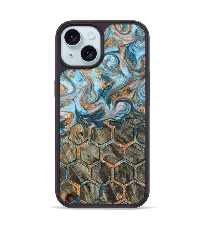 iPhone 15 Wood Phone Case - Susana (Pattern, 823064)