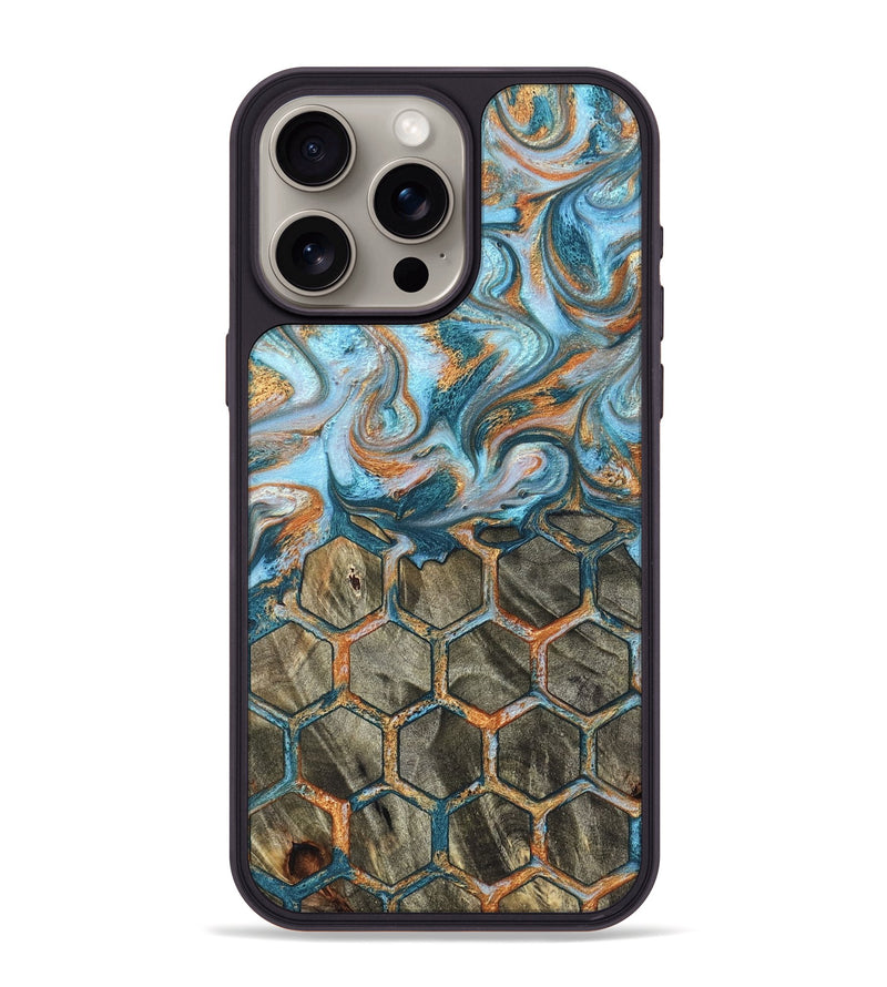 iPhone 15 Pro Max Wood Phone Case - Susana (Pattern, 823064)