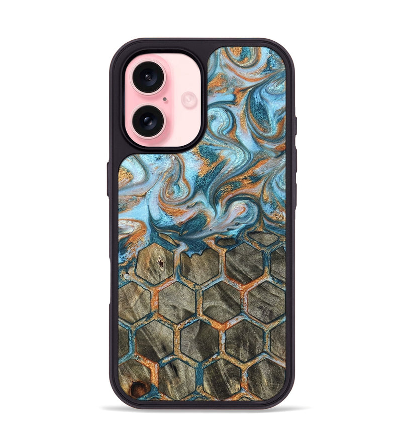 iPhone 16 Wood Phone Case - Susana (Pattern, 823064)