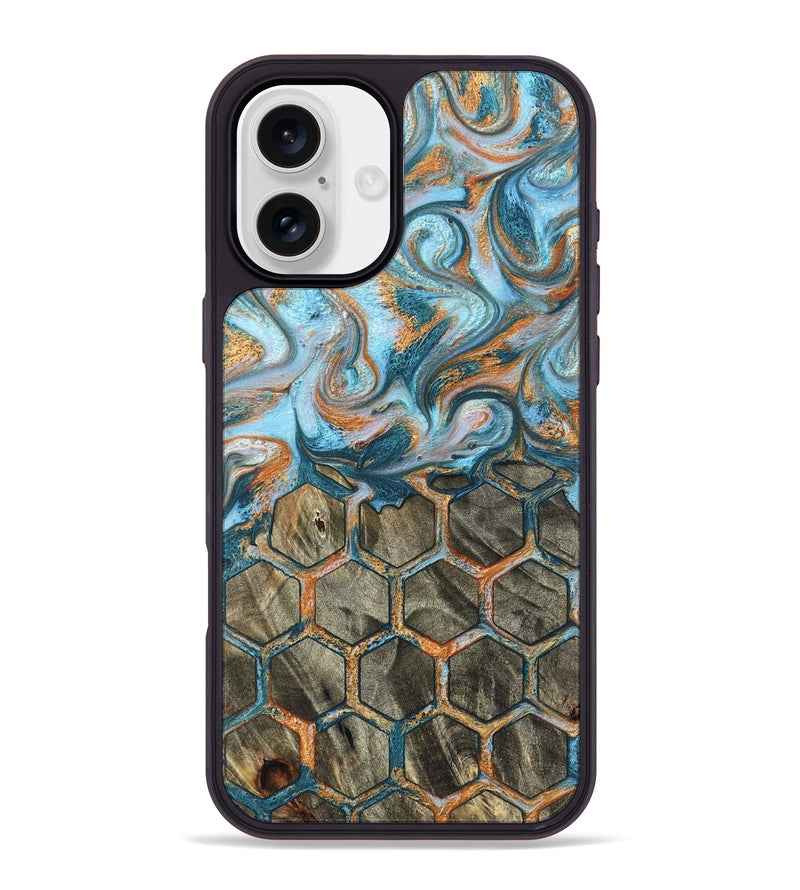 iPhone 16 Plus Wood Phone Case - Susana (Pattern, 823064)