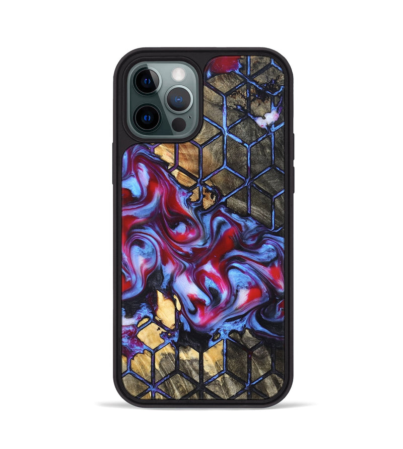 iPhone 12 Pro Wood Phone Case - Rhoda (Pattern, 823065)