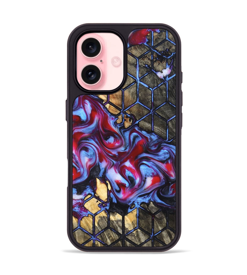 iPhone 16 Wood Phone Case - Rhoda (Pattern, 823065)