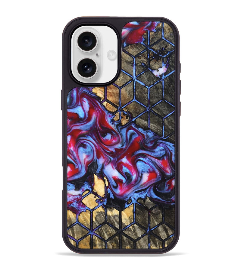 iPhone 16 Plus Wood Phone Case - Rhoda (Pattern, 823065)