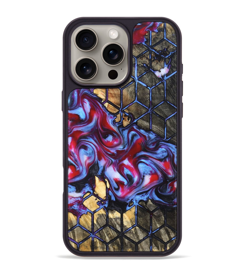 iPhone 16 Pro Max Wood Phone Case - Rhoda (Pattern, 823065)