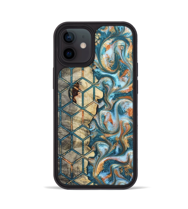 iPhone 12 Wood Phone Case - Elmo (Pattern, 823066)