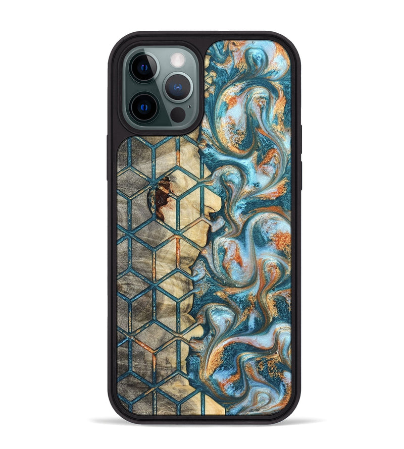 iPhone 12 Pro Max Wood Phone Case - Elmo (Pattern, 823066)