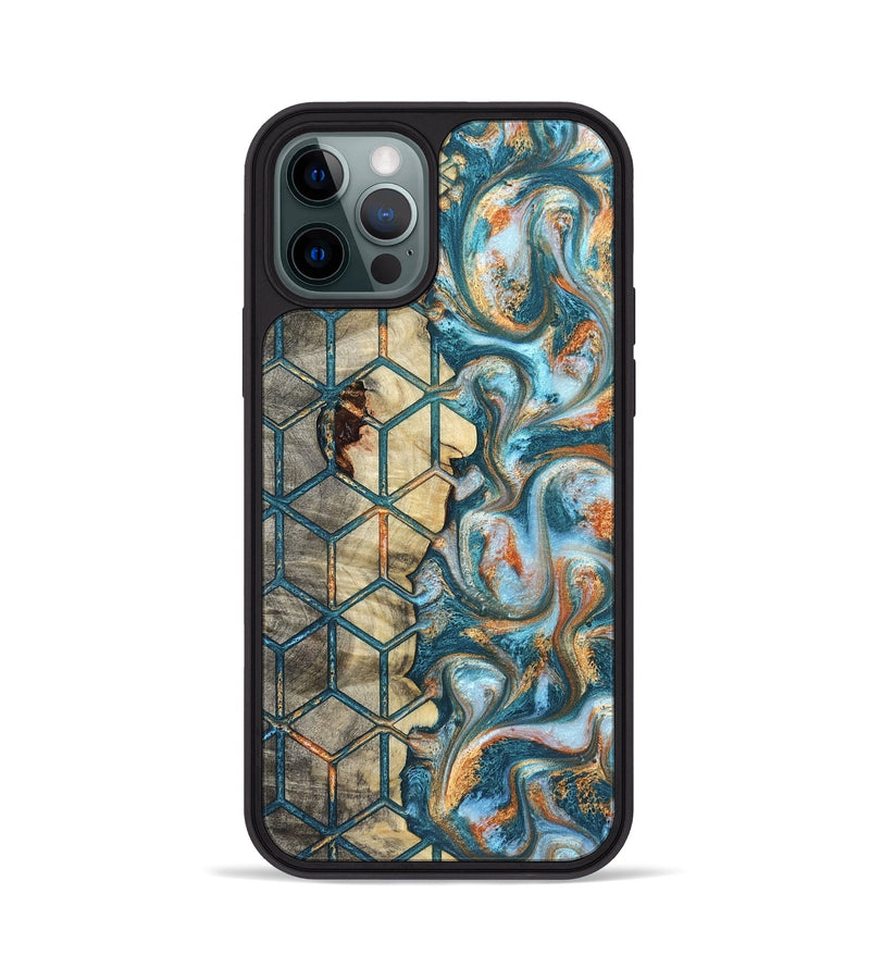 iPhone 12 Pro Wood Phone Case - Elmo (Pattern, 823066)