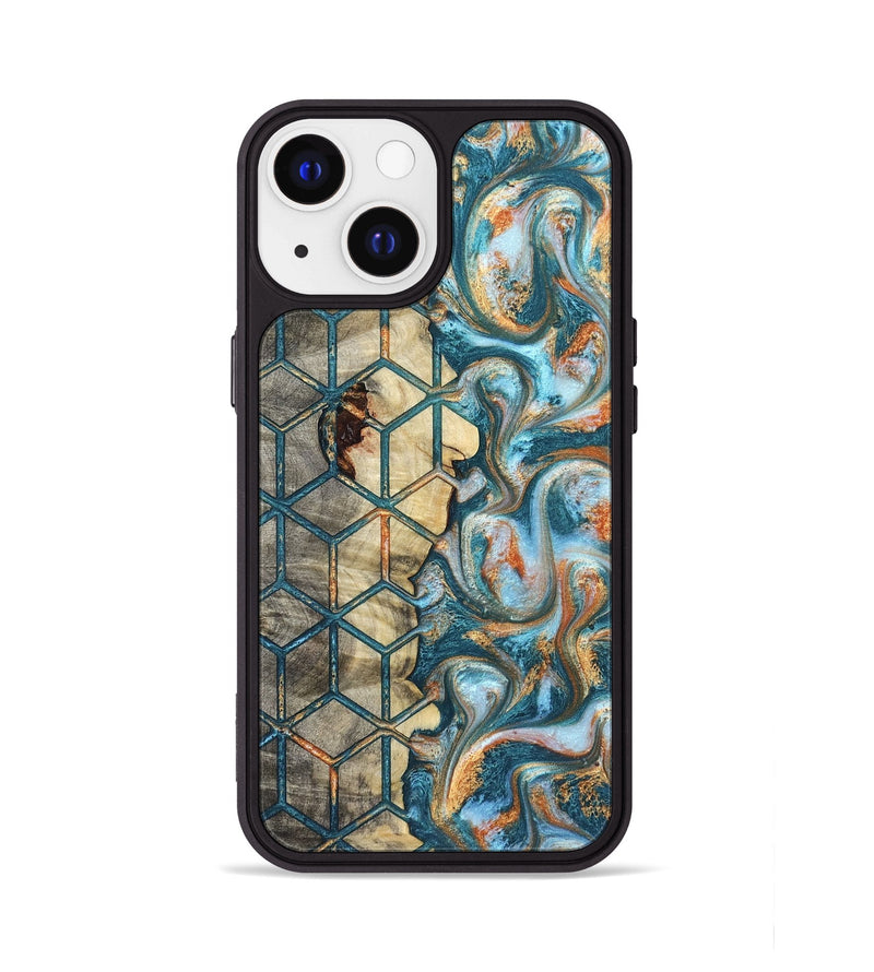 iPhone 13 Wood Phone Case - Elmo (Pattern, 823066)