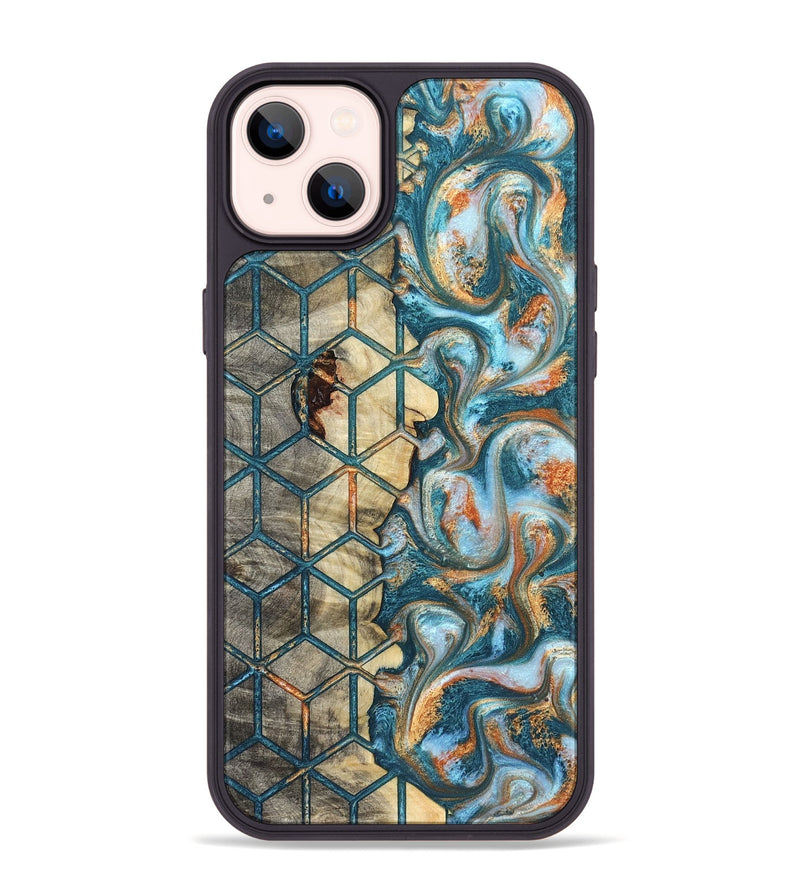 iPhone 14 Plus Wood Phone Case - Elmo (Pattern, 823066)