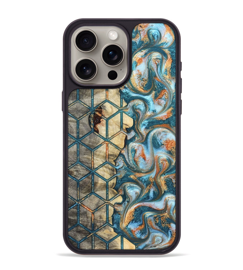 iPhone 15 Pro Max Wood Phone Case - Elmo (Pattern, 823066)