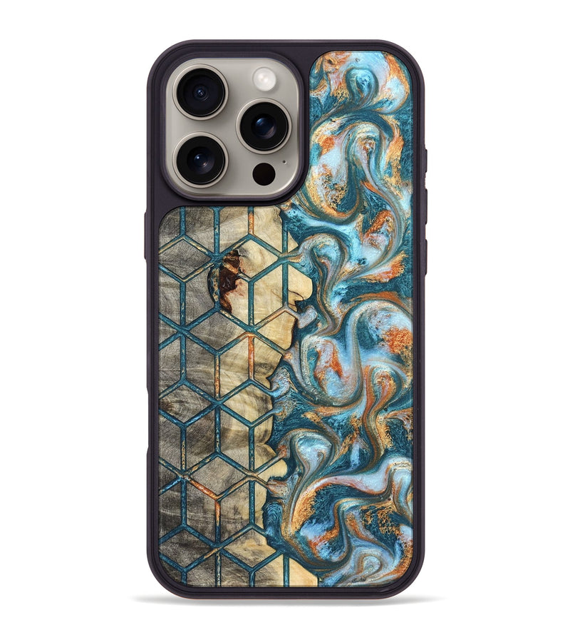 iPhone 16 Pro Max Wood Phone Case - Elmo (Pattern, 823066)