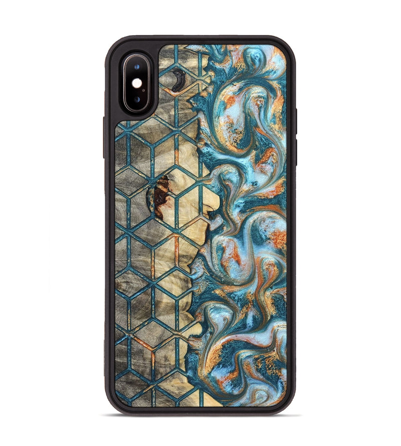 iPhone Xs Max Wood Phone Case - Elmo (Pattern, 823066)