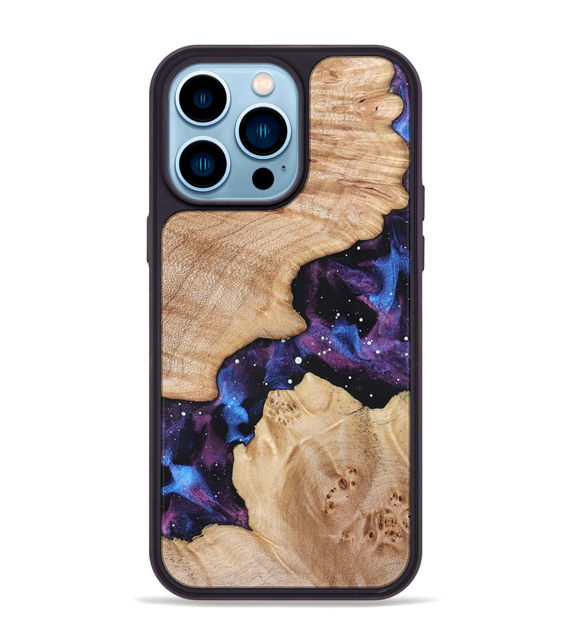iPhone 14 Pro Max Wood Phone Case - Alec (Cosmos, 823070)