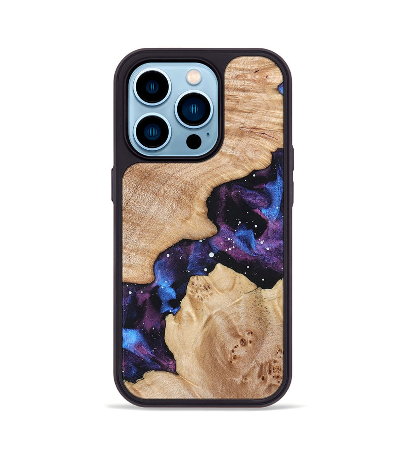 iPhone 14 Pro Wood Phone Case - Alec (Cosmos, 823070)