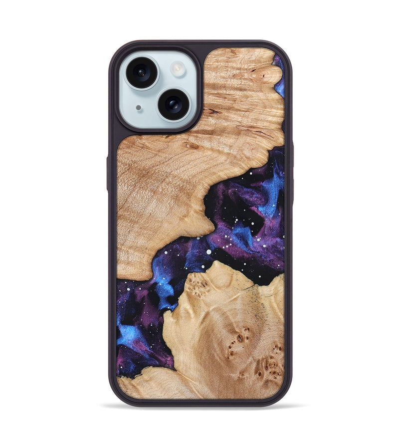 iPhone 15 Wood Phone Case - Alec (Cosmos, 823070)