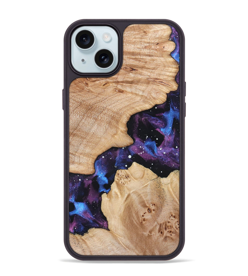 iPhone 15 Plus Wood Phone Case - Alec (Cosmos, 823070)