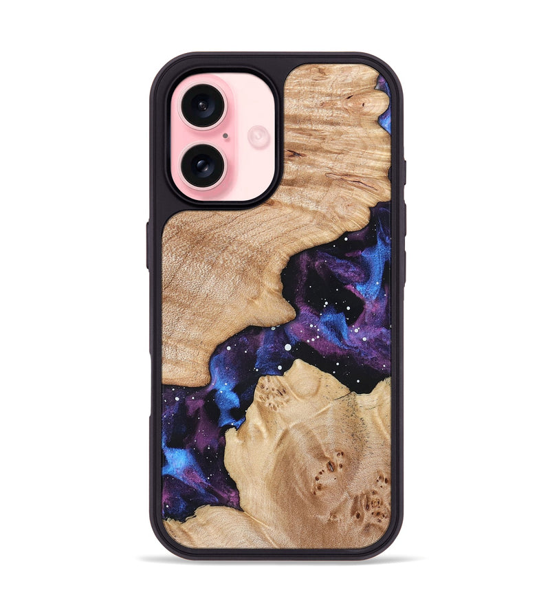 iPhone 16 Wood Phone Case - Alec (Cosmos, 823070)