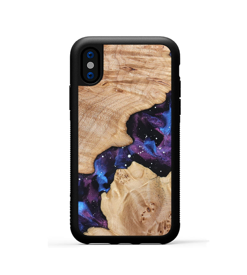 iPhone Xs Wood Phone Case - Alec (Cosmos, 823070)
