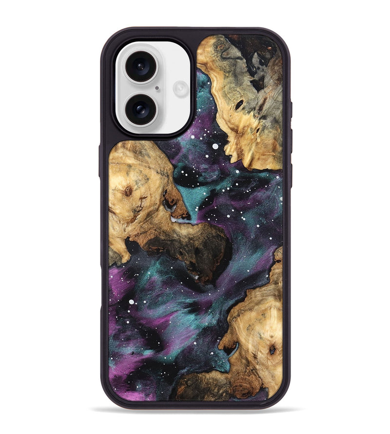 iPhone 16 Plus Wood Phone Case - Louisa (Cosmos, 823071)