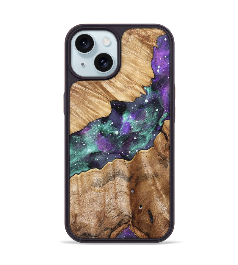 iPhone 15 Wood Phone Case - Sue (Cosmos, 823073)