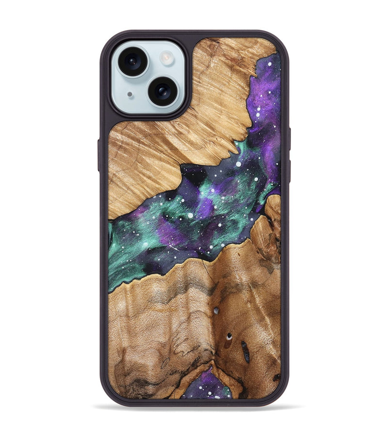 iPhone 15 Plus Wood Phone Case - Sue (Cosmos, 823073)