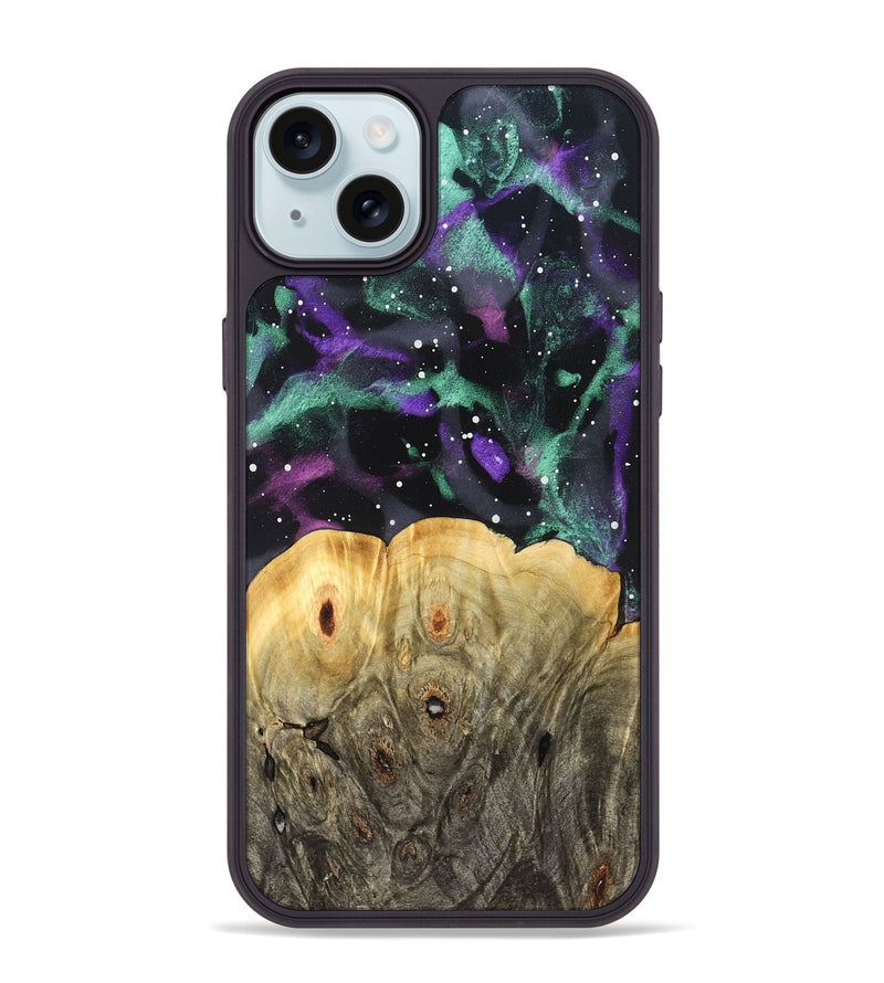 iPhone 15 Plus Wood Phone Case - Shea (Cosmos, 823080)