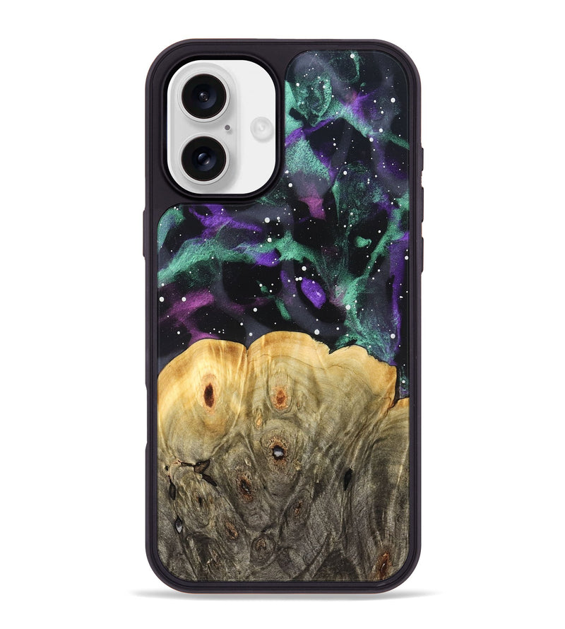 iPhone 16 Plus Wood Phone Case - Shea (Cosmos, 823080)
