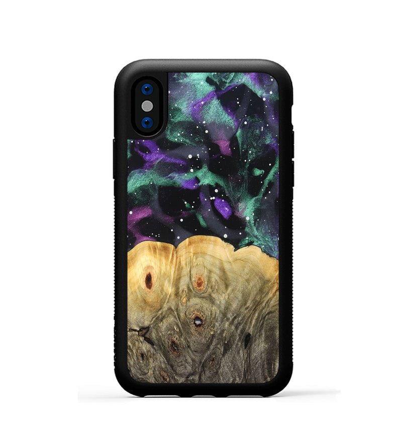 iPhone Xs Wood Phone Case - Shea (Cosmos, 823080)