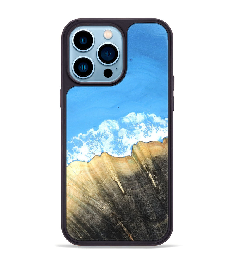 iPhone 14 Pro Max Wood Phone Case - Hulda (Coastal, 823085)