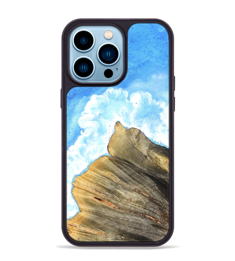 iPhone 14 Pro Max Wood Phone Case - Cecelia (Coastal, 823086)