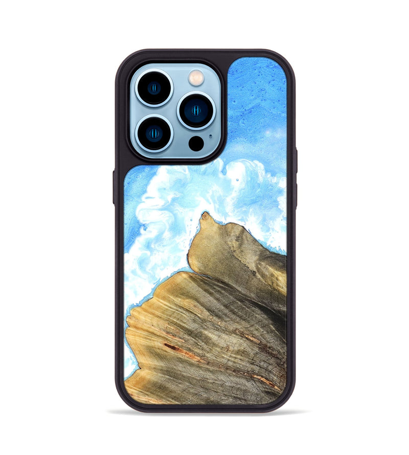 iPhone 14 Pro Wood Phone Case - Cecelia (Coastal, 823086)