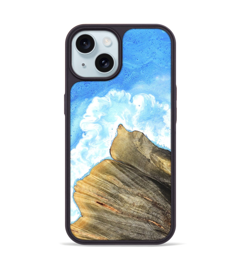 iPhone 15 Wood Phone Case - Cecelia (Coastal, 823086)
