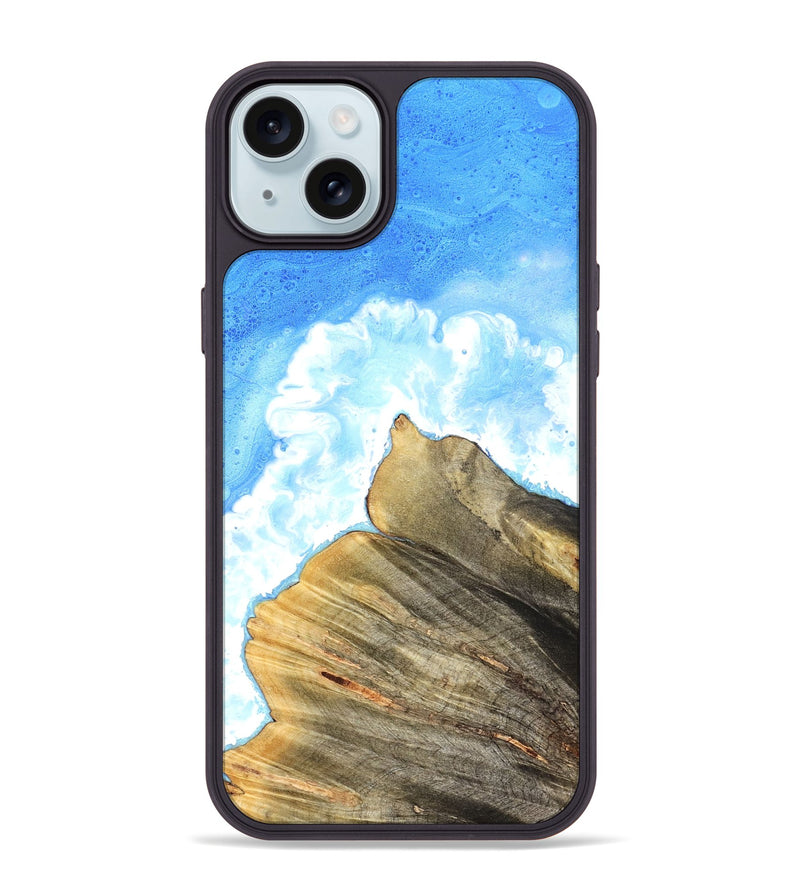 iPhone 15 Plus Wood Phone Case - Cecelia (Coastal, 823086)