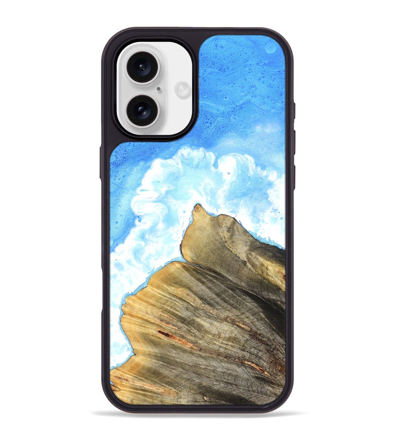 iPhone 16 Plus Wood Phone Case - Cecelia (Coastal, 823086)