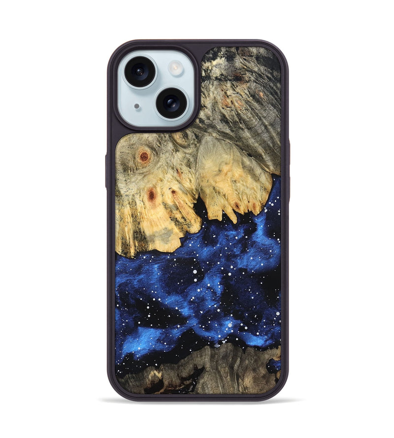 iPhone 15 Wood Phone Case - Darrell (Cosmos, 823095)