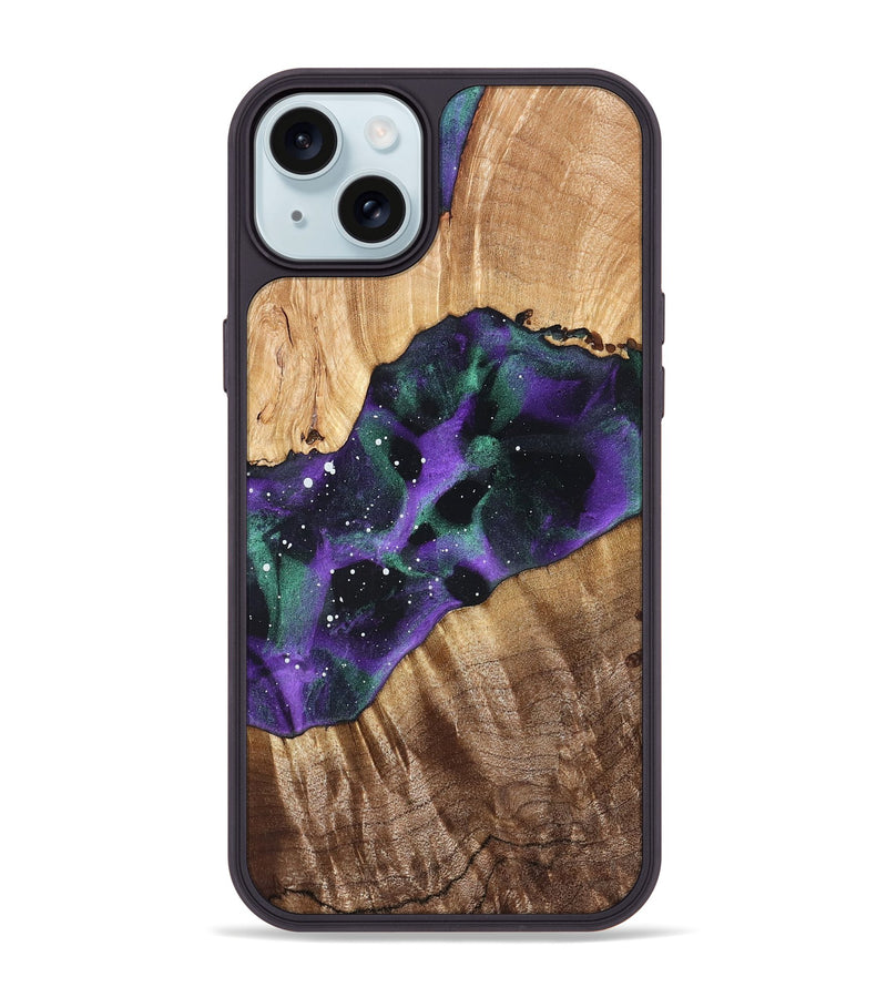 iPhone 15 Plus Wood Phone Case - Matie (Cosmos, 823102)