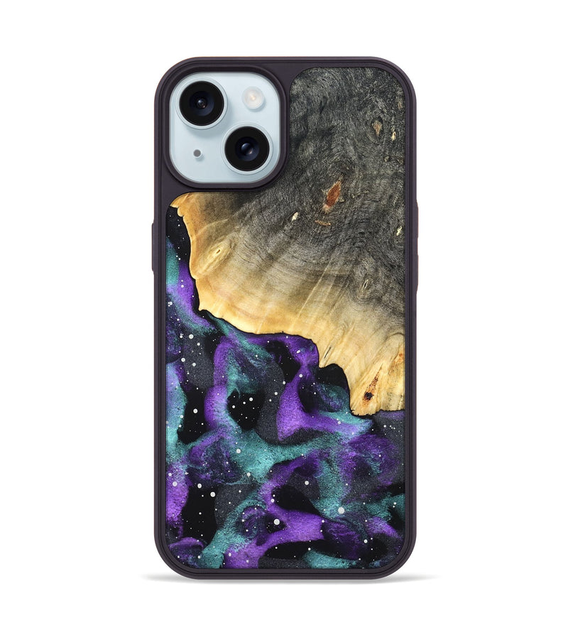 iPhone 15 Wood Phone Case - Tiana (Cosmos, 823103)