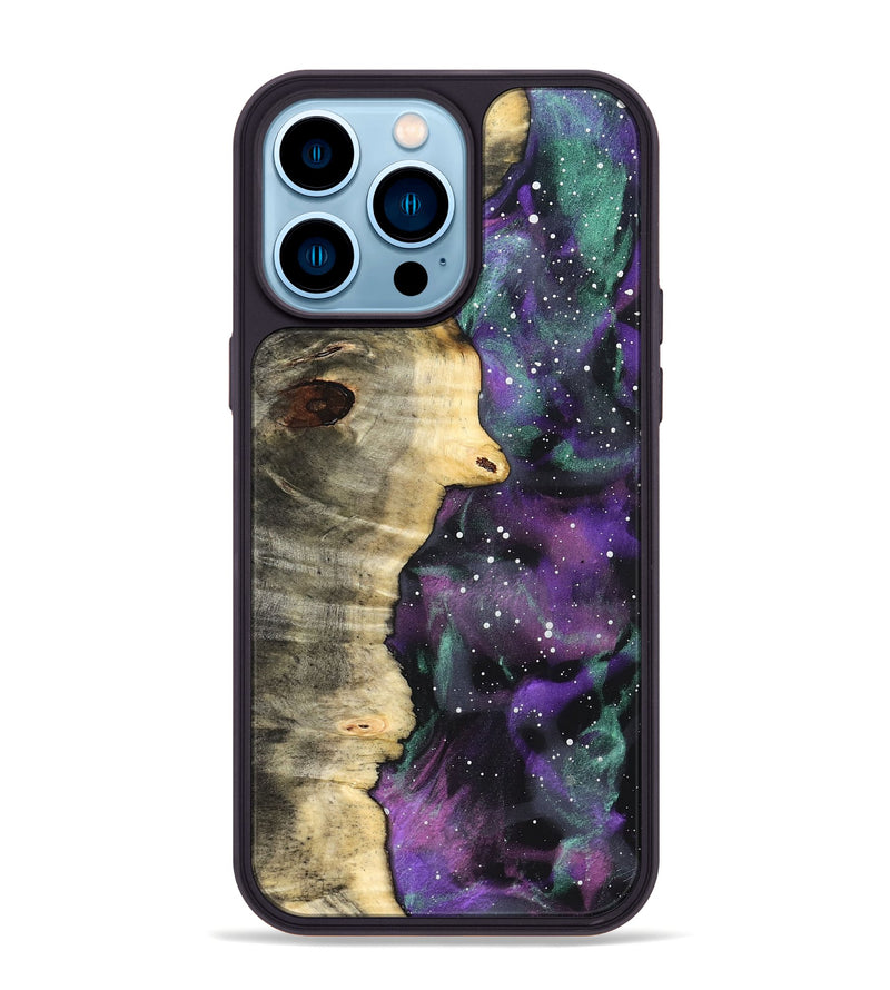 iPhone 14 Pro Max Wood Phone Case - Felisha (Cosmos, 823104)