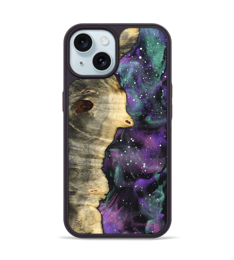 iPhone 15 Wood Phone Case - Felisha (Cosmos, 823104)