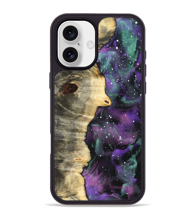 iPhone 16 Plus Wood Phone Case - Felisha (Cosmos, 823104)