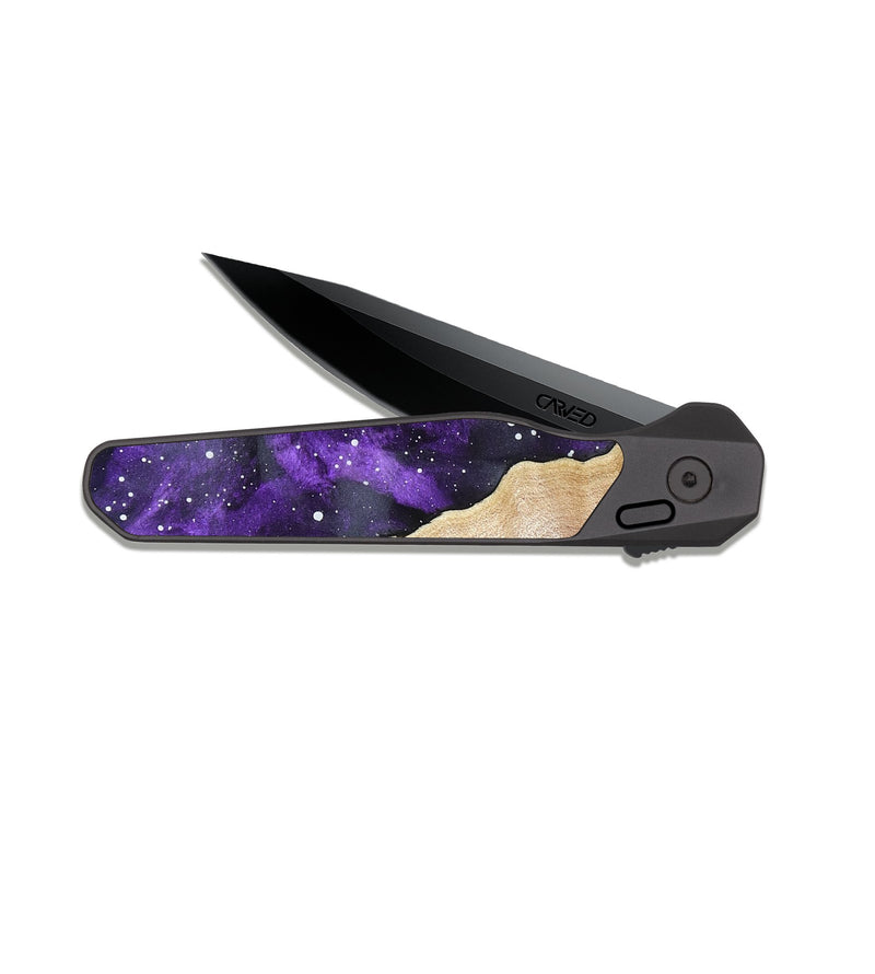 EDC Dark Slate Wood Pocket Knife - Gus (Cosmos, 823106)