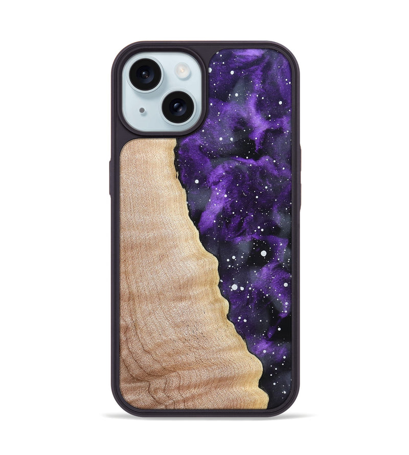 iPhone 15 Wood Phone Case - Gus (Cosmos, 823106)