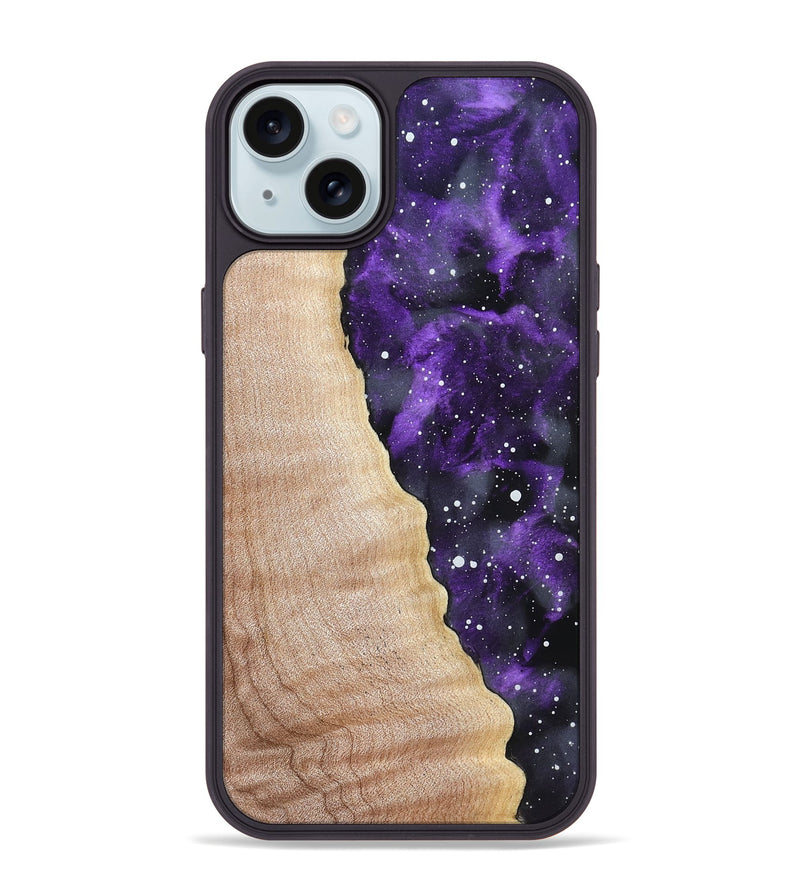 iPhone 15 Plus Wood Phone Case - Gus (Cosmos, 823106)