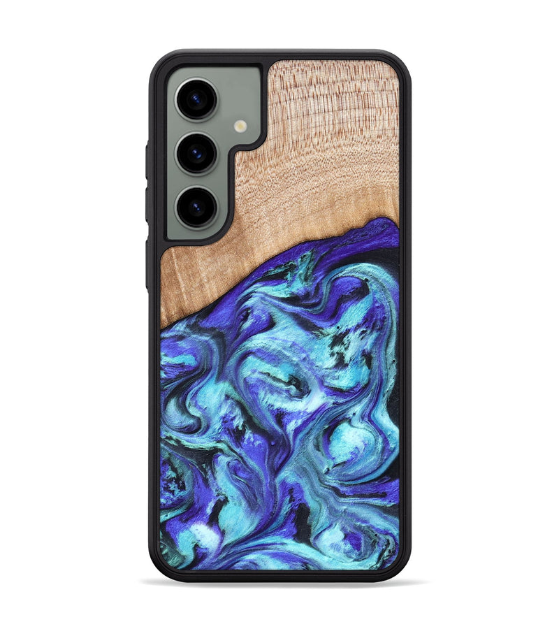 Galaxy S24 Plus Wood Phone Case - Latrice (Blue, 823110)