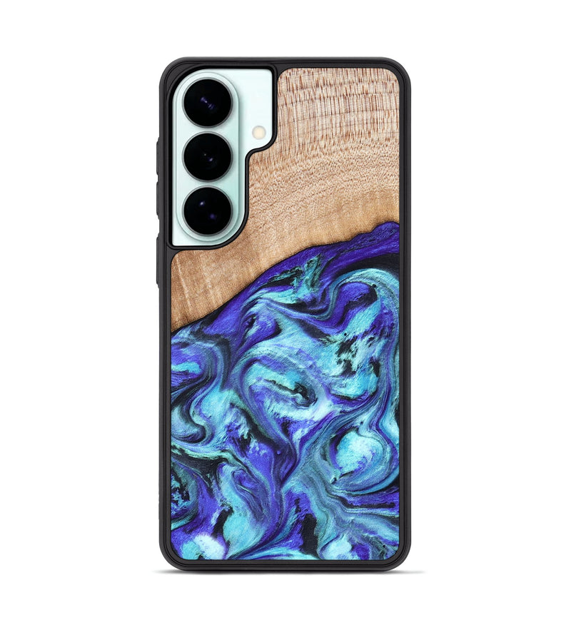 Galaxy S26 Plus Wood Phone Case - Latrice (Blue, 823110)