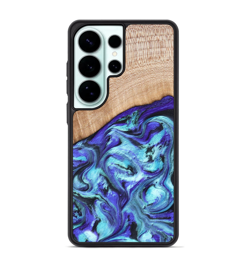 Galaxy S26 Ultra Wood Phone Case - Latrice (Blue, 823110)