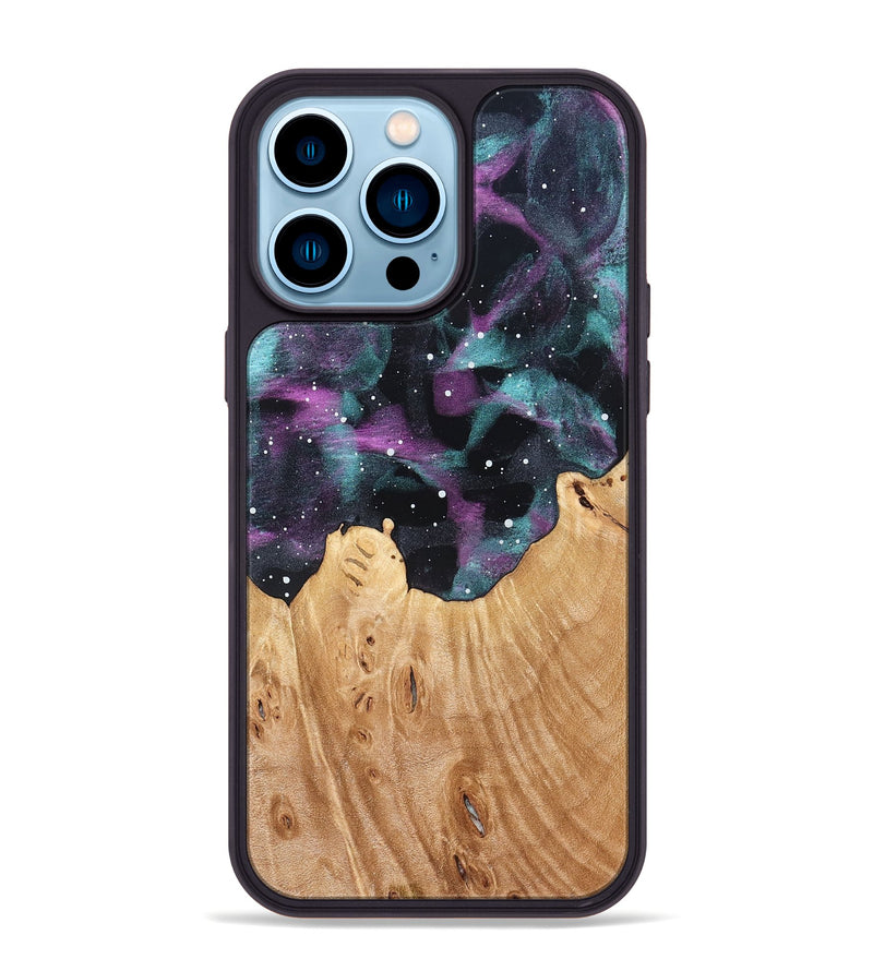 iPhone 14 Pro Max Wood Phone Case - Azari (Cosmos, 823115)