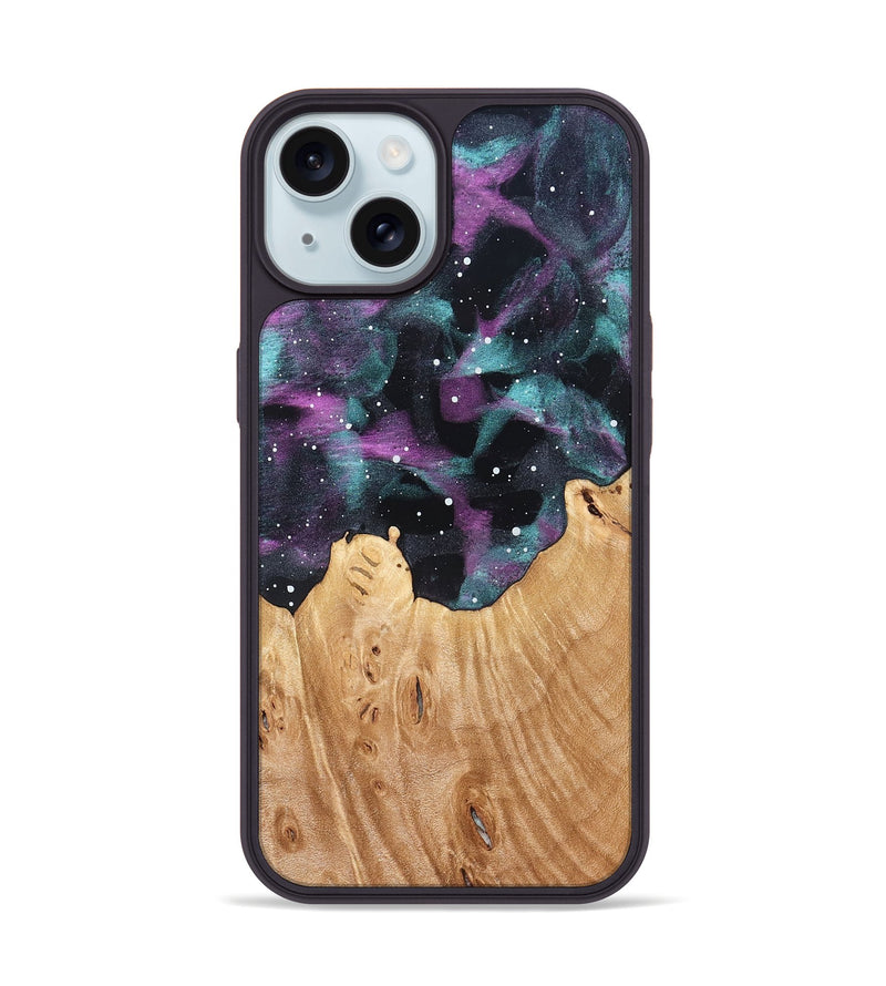 iPhone 15 Wood Phone Case - Azari (Cosmos, 823115)