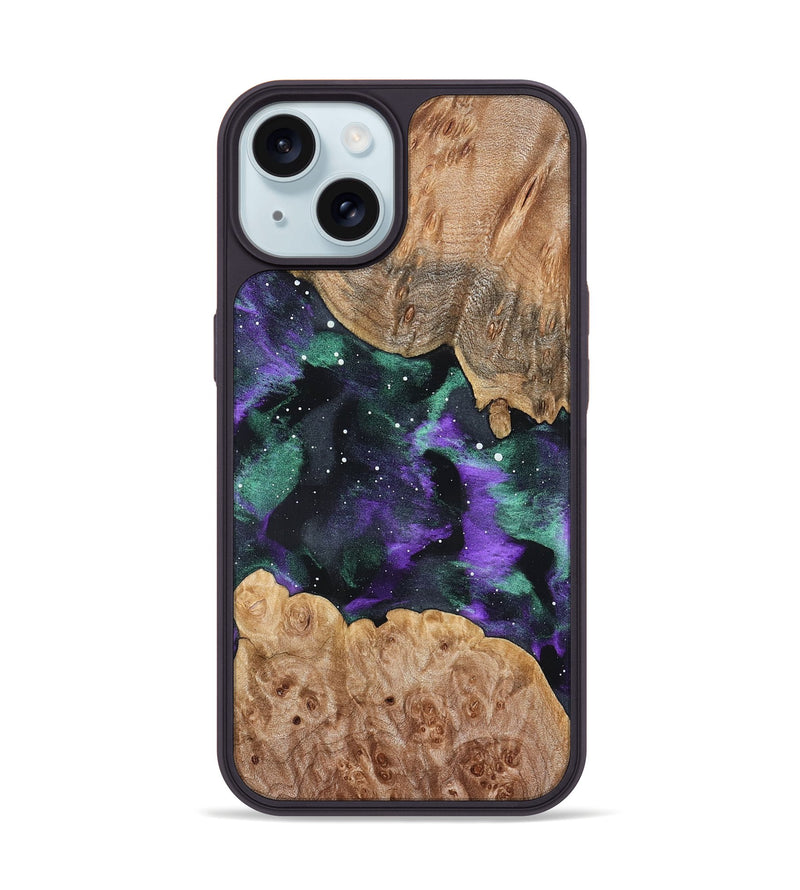 iPhone 15 Wood Phone Case - Jaylynn (Cosmos, 823117)