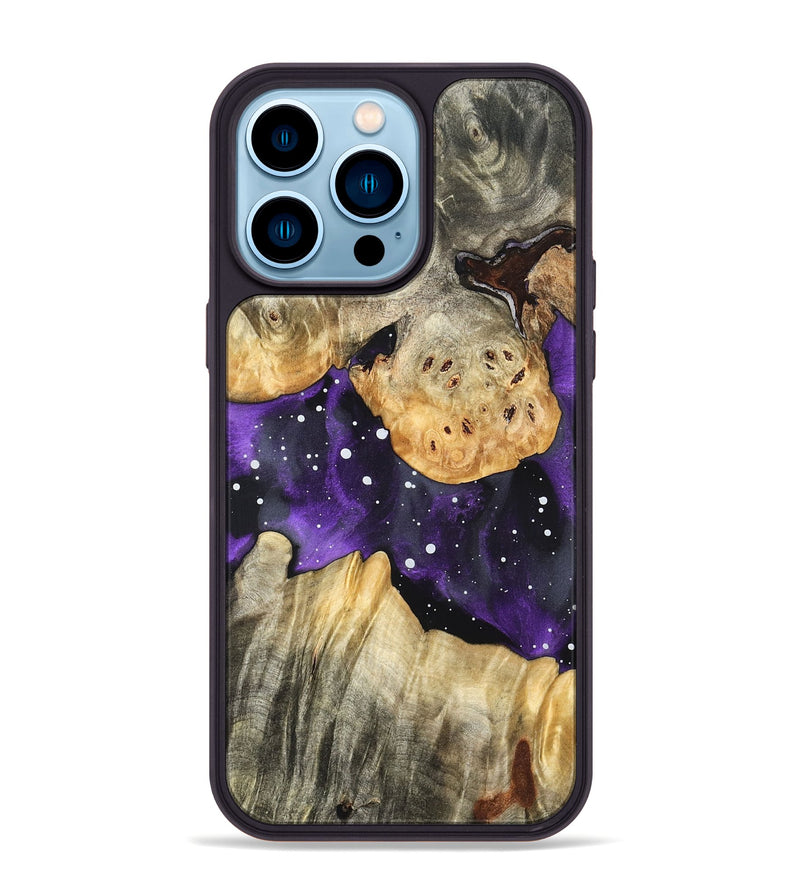 iPhone 14 Pro Max Wood Phone Case - Vickey (Cosmos, 823119)
